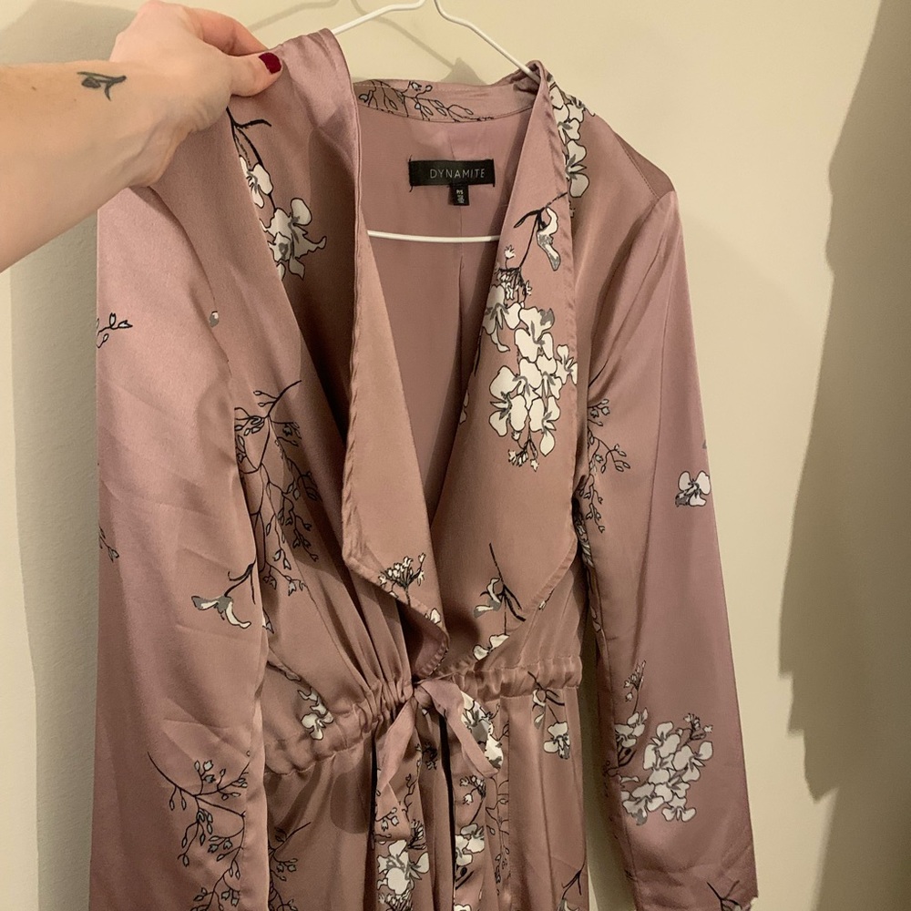 Blush pink dress/ overcoat SM